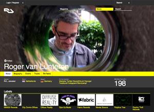 Roger van Lunteren's profile on Resident Advisor